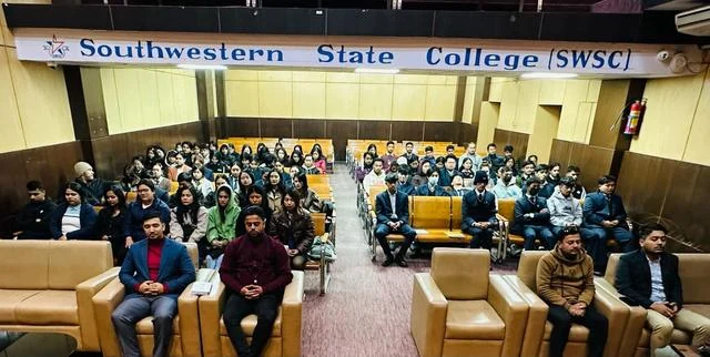 A group photograph at Southwestern State College