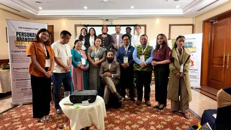 Participants and facilitators at a Personal Branding for Success workshop