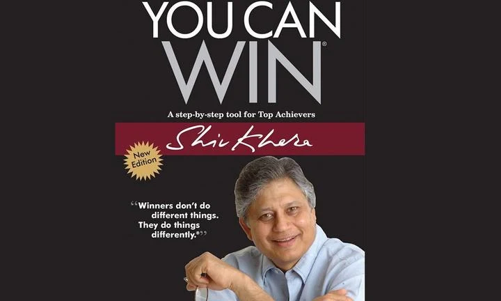 Shiv Khera pictured with You Can Win, from the company profile