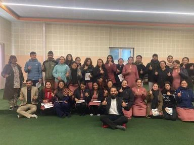 Teachers and parents gathered for a training program